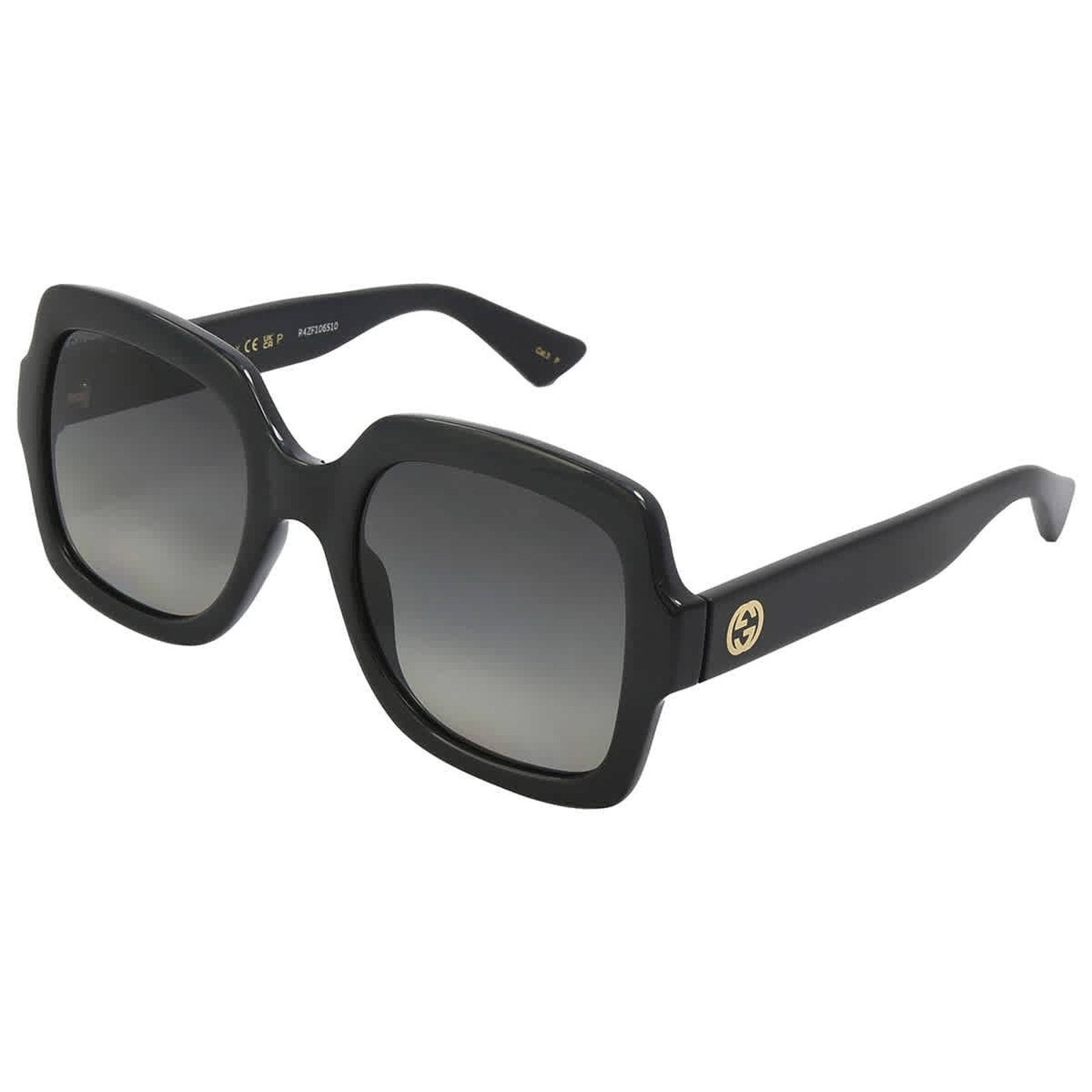 #3216 New Gucci Black Sunglasses Msrp $410